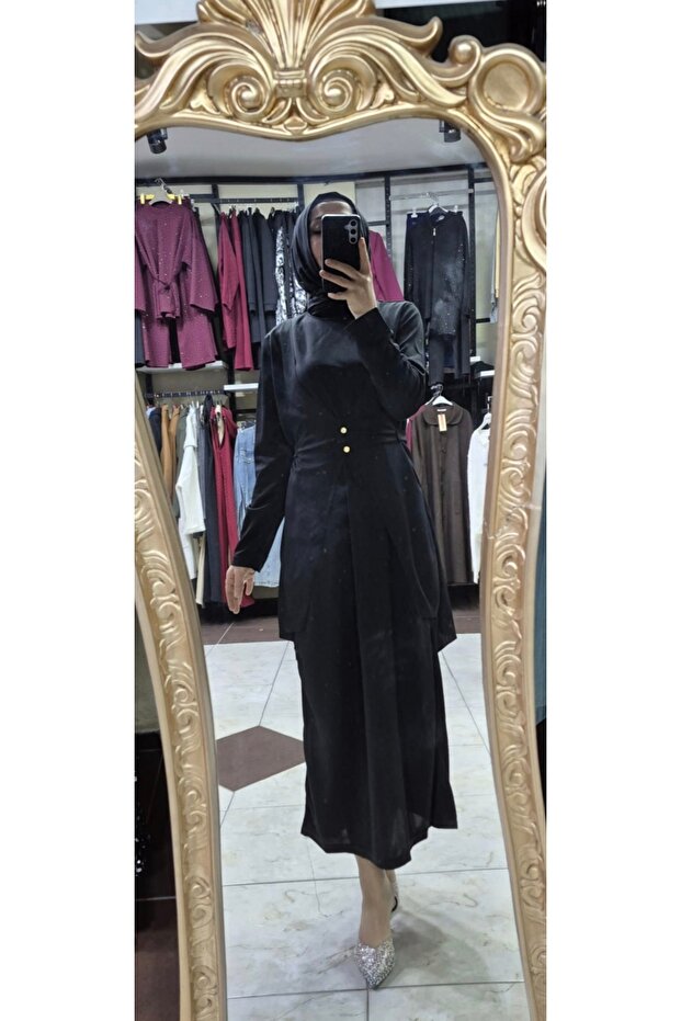 Yelek görünümlü elbise - 1