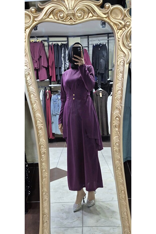 Yelek görünümlü elbise - 2