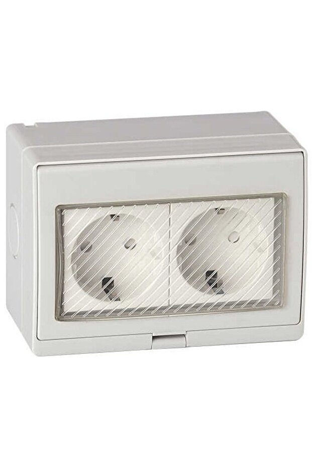 PRIZA DUBLA SCHUKO IP55 - 2