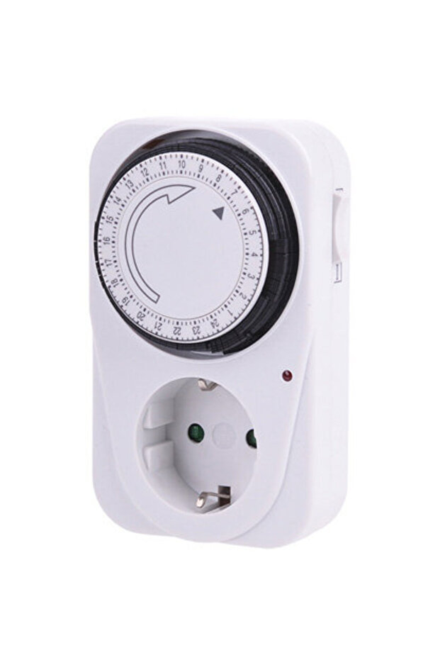 Mechanical programmable socket, mechanical timer, schuko socket, TS-WF1 - 1