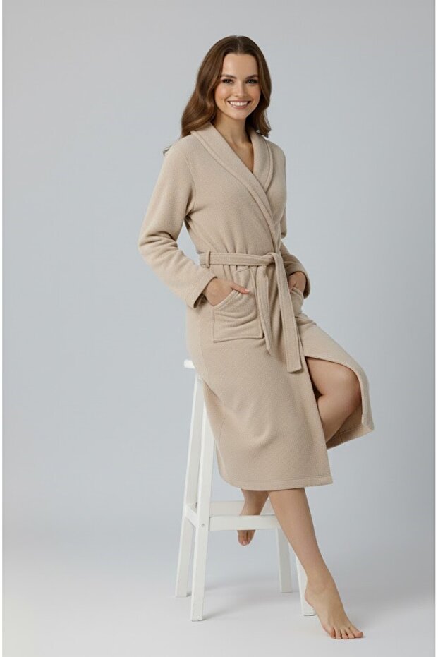 Cotton Premium Bathrobe I Unisex I Ultra - Soft I Bathrobe I Shawl Collar I Dowry I Men's & Women's Bathrobe - 5