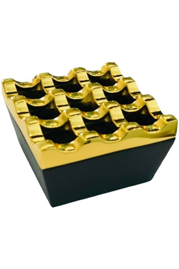 Metal Ashtray 9 Square Hole Cubes Windproof Ashtray