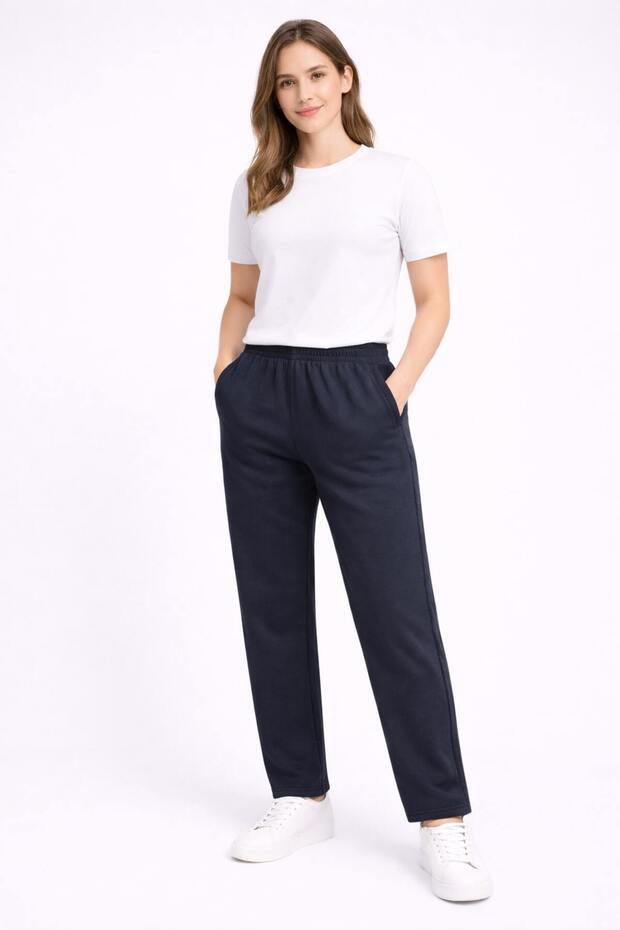 Women's 3-Thread Elasticated Leg Adjustable Sweatpants 22135