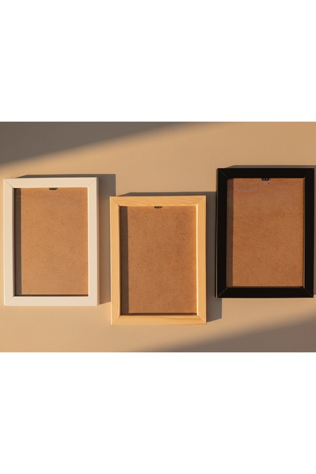 Ahşap El Yapımı Çerçeve Beyaz - 3