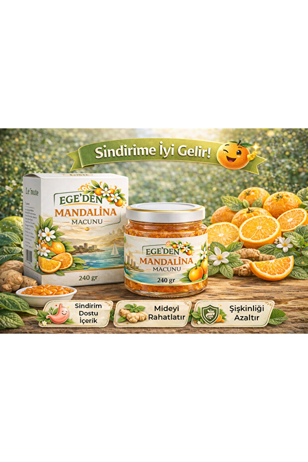 Mandalina Macunu DOĞAL VE KATKISIZ EGEDEN MANDİLANA MACUNU (GERÇEK MANDALİNADAN ÜRETİLMİŞTİR ) - 6