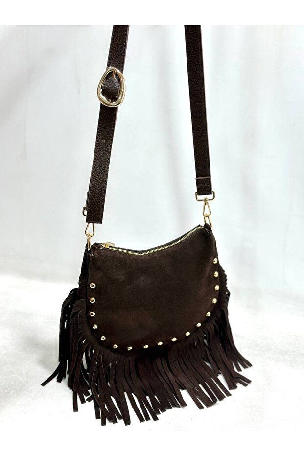 Mesbag women's bag genuine suede leather