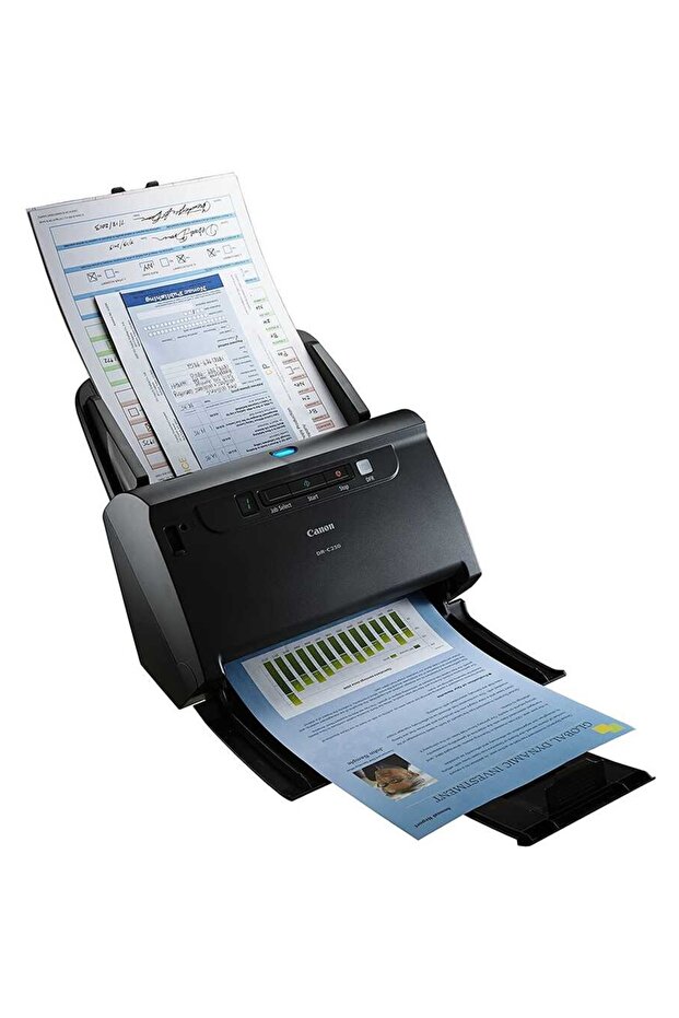 كانون DR-C230 A4 (30 صفحة / دقيقة) 600 نقطة في البوصة ماسح ضوئي سريع للوثائق