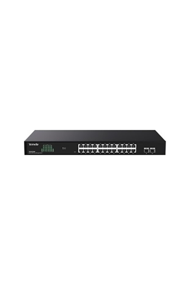 محول شبكة مكتبي قابل للإدارة TEG2226F بـ 24 منفذ 10/100/1000 و2 منفذ SFP