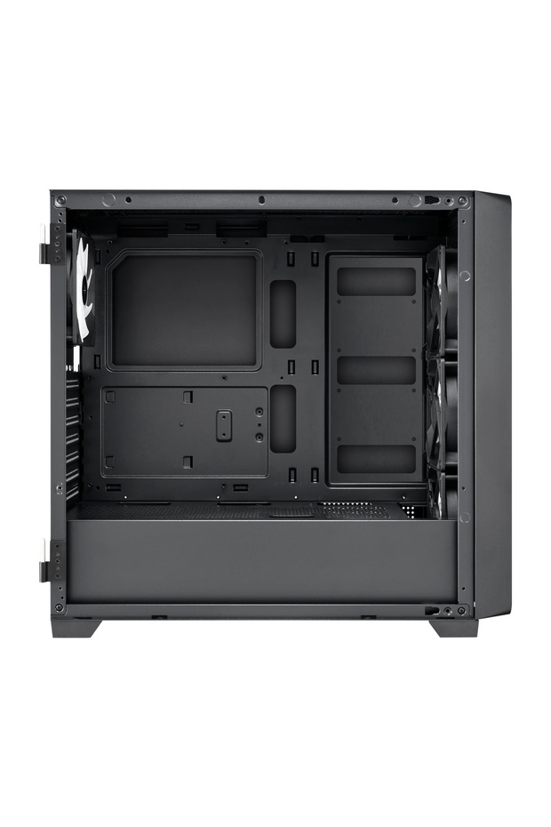 Fsp cmt318 850w 80+ gen5 4x fan e-atx black gaming case