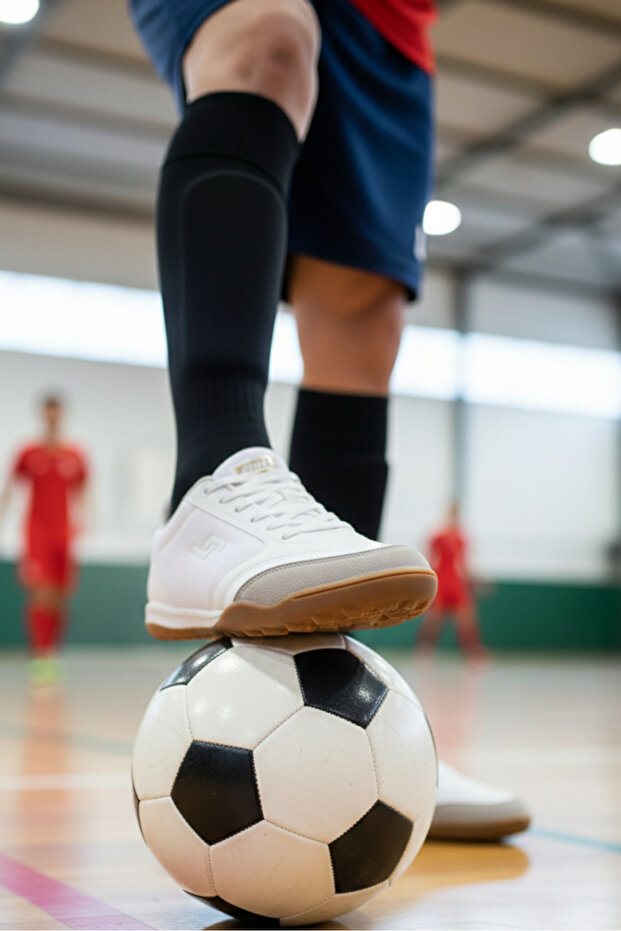 New Mod Daily Futsal Indoor Shoes White - 1