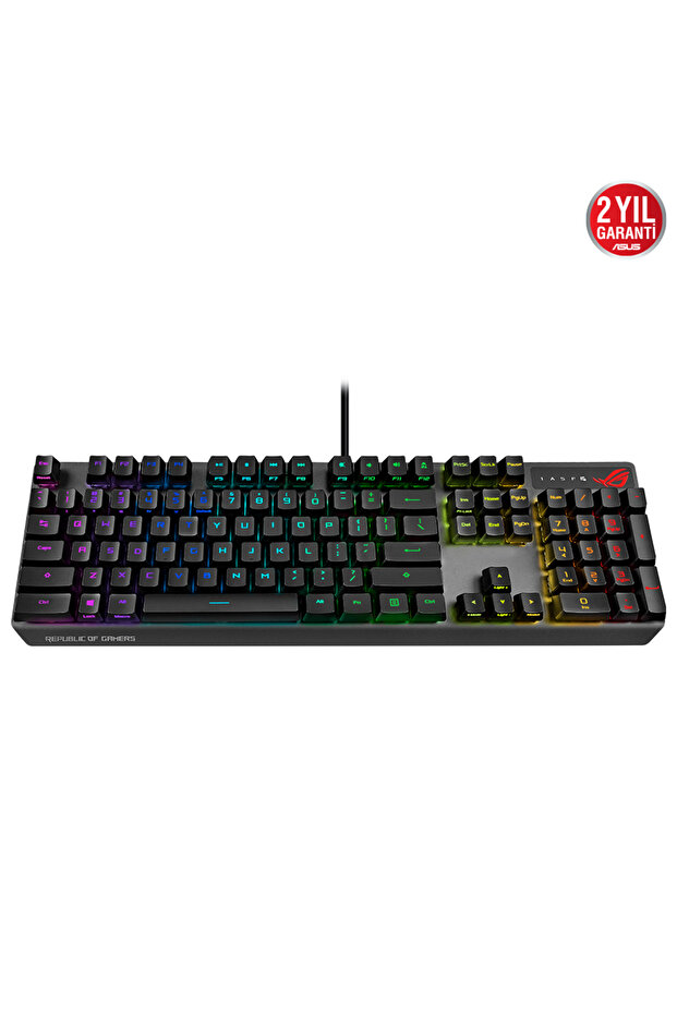 لوحة مفاتيح الألعاب الميكانيكية ASUS XA05 ROG STRIX SCOPE RX/RD/TR مع مفاتيح حمراء AURA SYNC RGB IP57