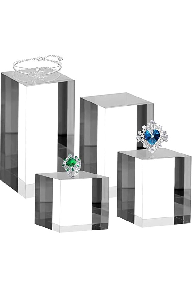 4Pcs Risers Display Stands