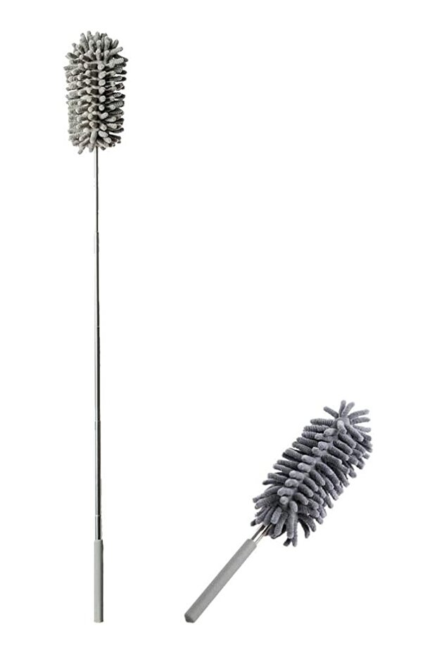 Retractable Dusting Brush, Microfiber Dusters Feather Duster with Extendable Pole