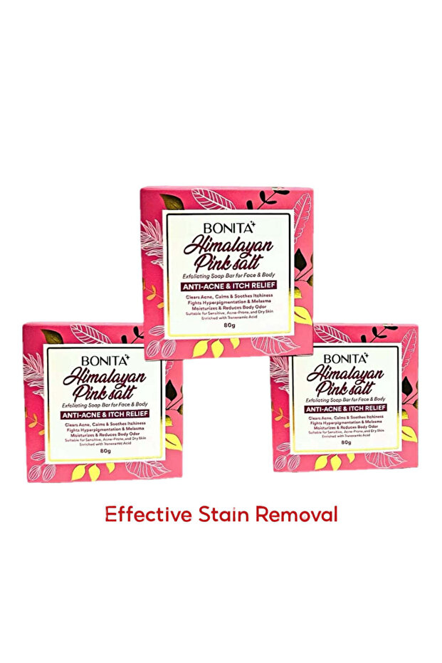 3 pcs of Himalayan Pink Salt Soap 85 g