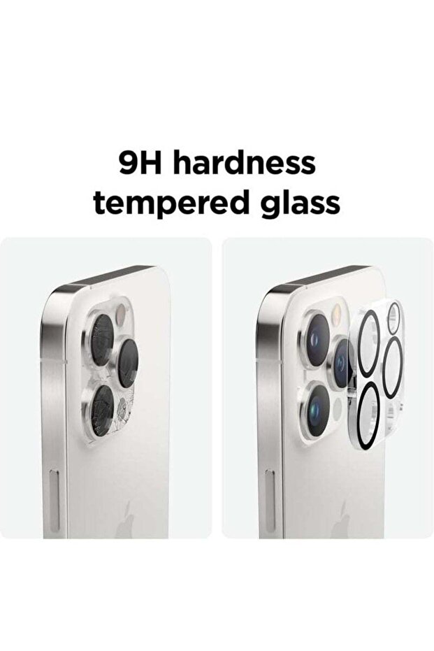 واقي شاشة شفاف لحلقة عدسة الكاميرا لهاتف آيفون 16 برو ماكس من آبل - 4