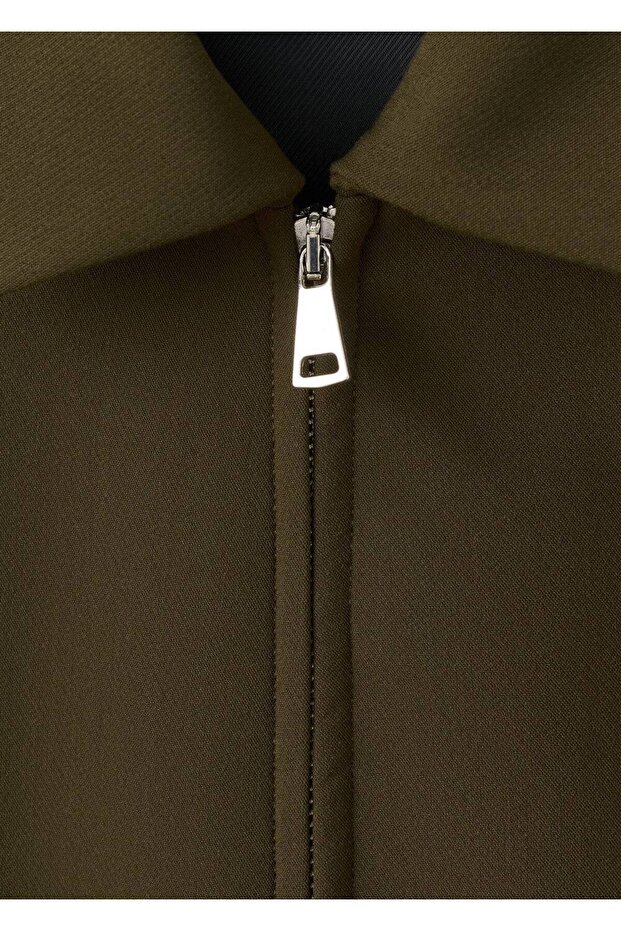 Gömlek yakalı bomber ceket - 6