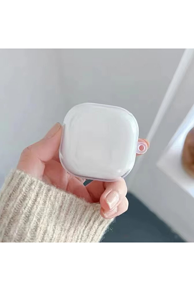 حافظة JBI Wave Flex شفافة من السيليكون مع حزام، شفافة