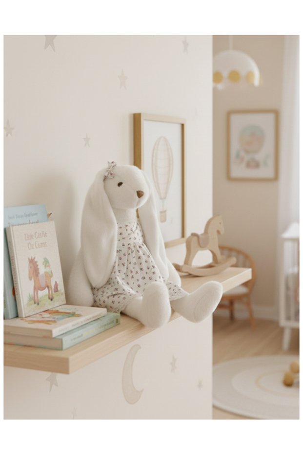 My Playmate Sleeping Buddy Plush Rabbit in Long-Eared Dress 75 cm