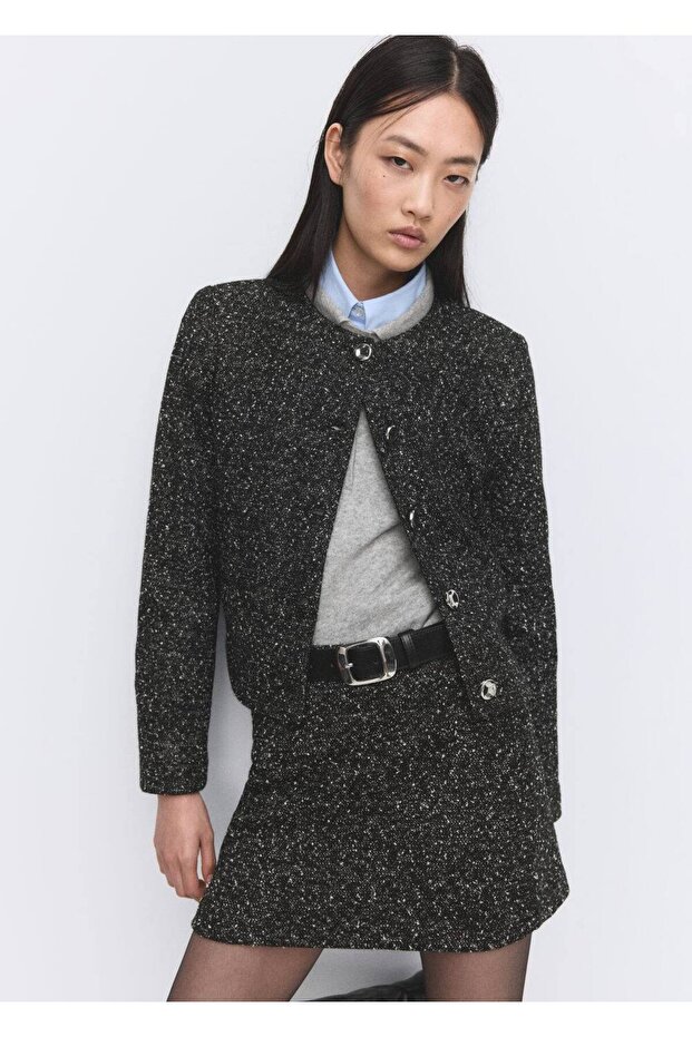 Kırçıllı pamuklu ceket - 7