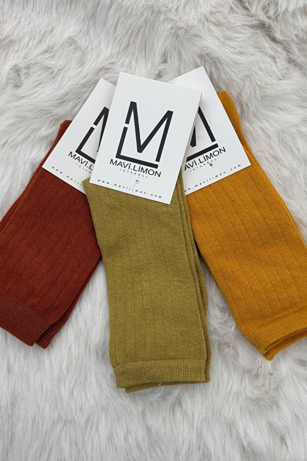3'lü Sonbahar Çorap - 1