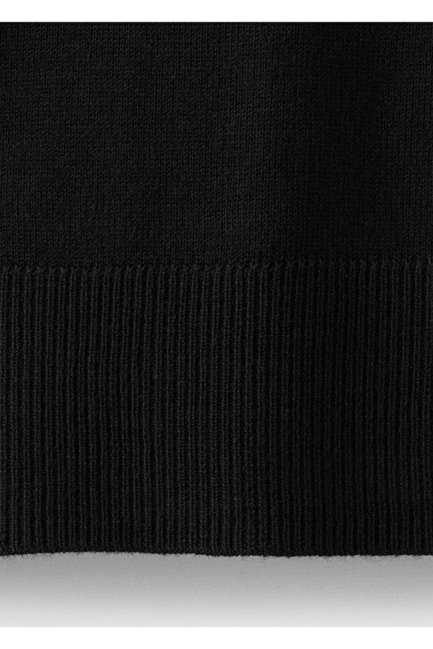 Boğazlı örgü kazak - 3