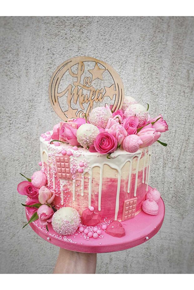 Decor rotund „La mulți ani” - 1