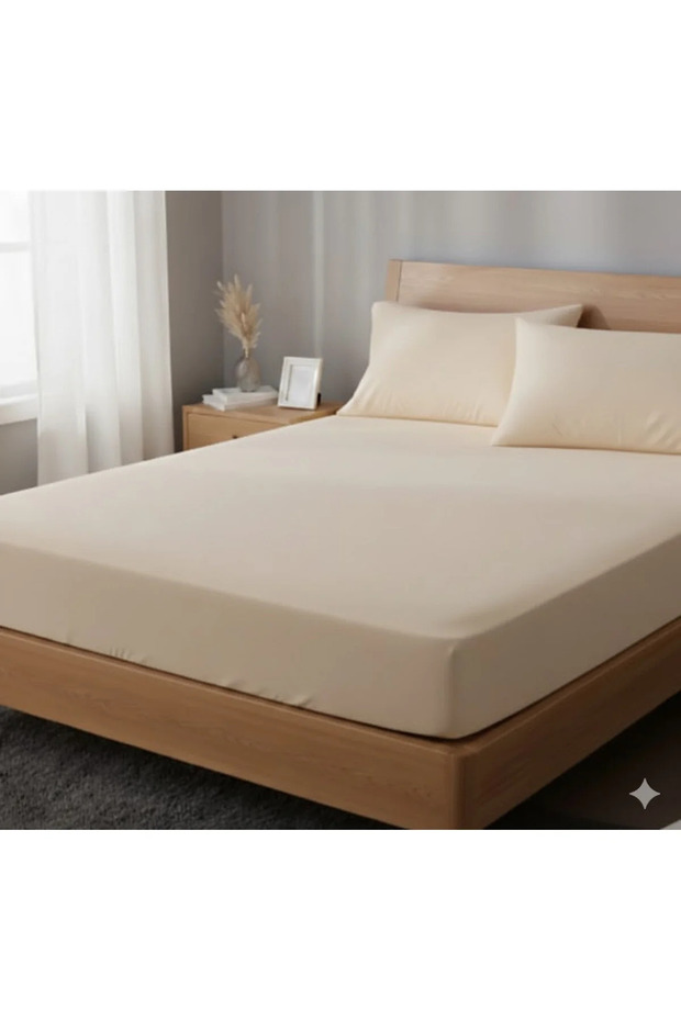 200X200+40 cm 100% Cotton Fitted Sheet Set
