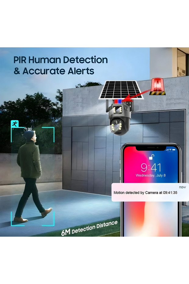 Mıka 4G Sim kartlı Solar kamera - 5