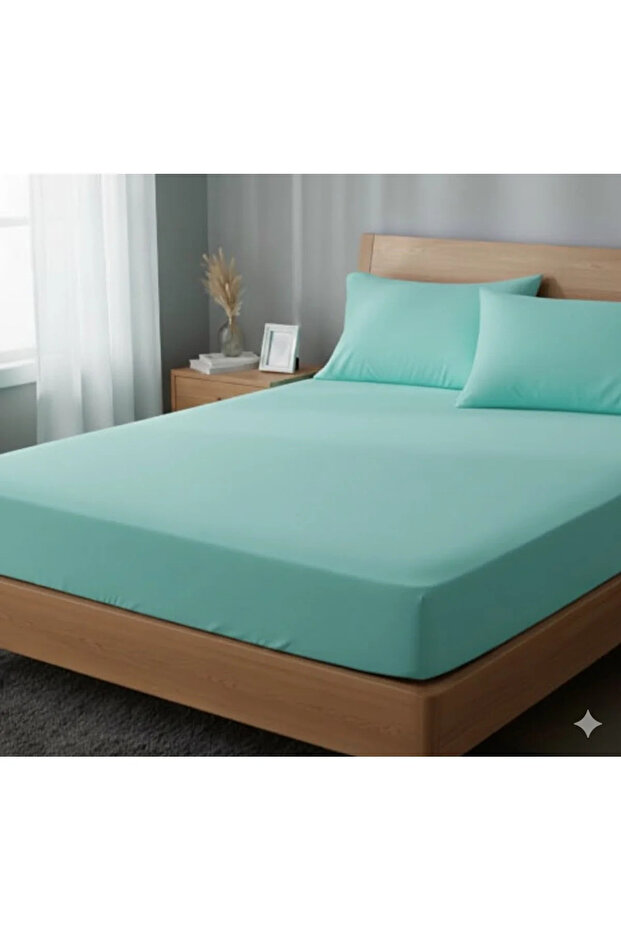 200X200+40 cm 100% Cotton Fitted Sheet Set