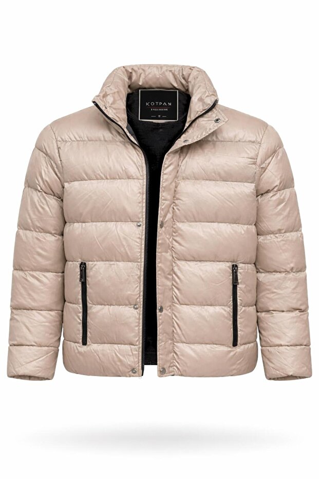 Slim Fit Windproof Fiber Filled Coat
