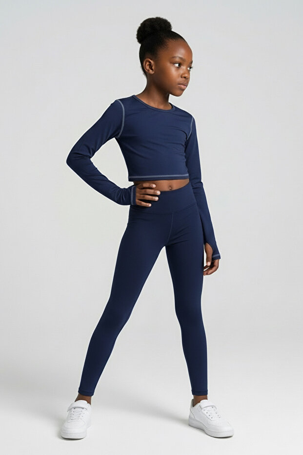 Fletty High Waist Girls' Leggings