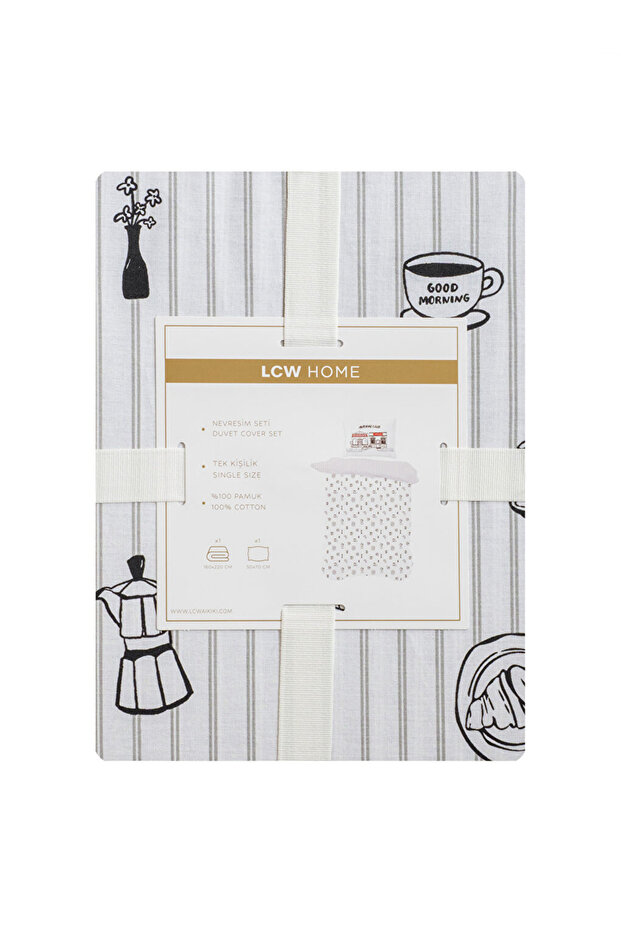 Mixed Printed Single Duvet Cover Set - 7