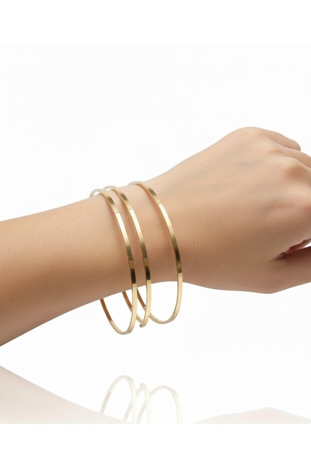 3'Lü Bilezik AJDA Çelik seti - 2