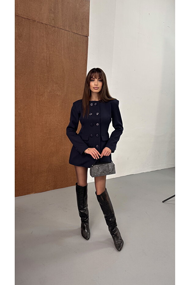 REMODA Rochie tip jachetă - 1