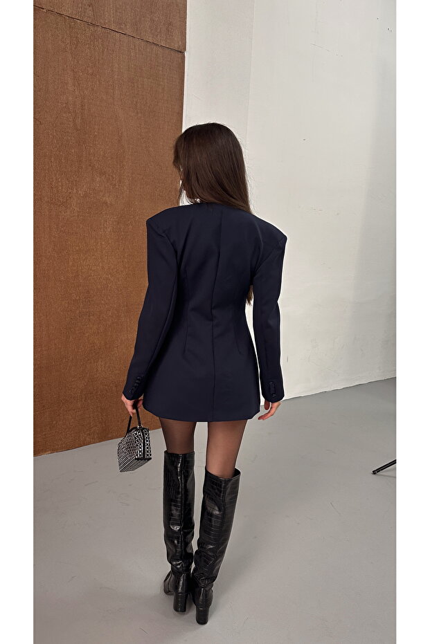 REMODA Rochie tip jachetă - 4