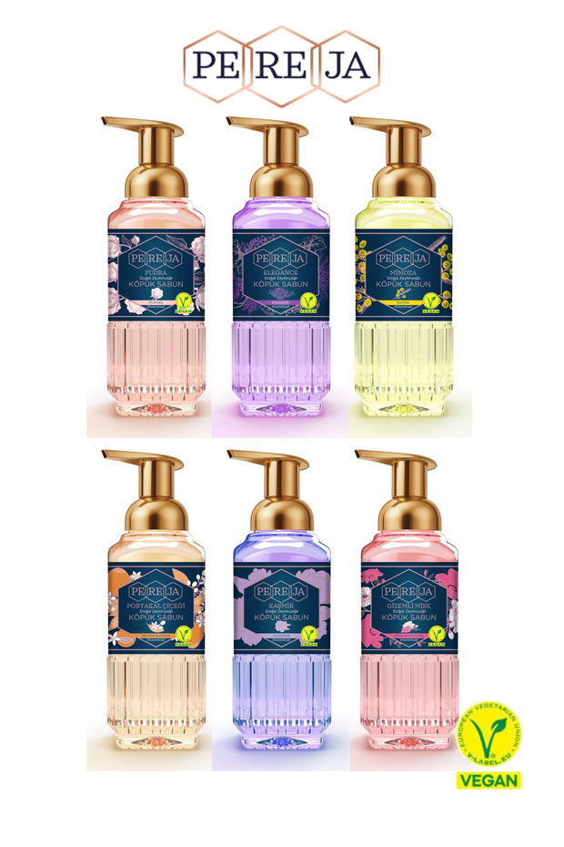 Foam Soap 6X500 ml Vegan | Cashmere Powder Mysterious Musk Elegance Orange Mimosa