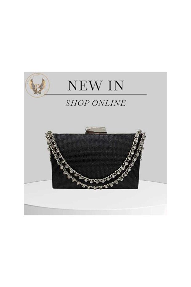 ASPEN BLACK ENVELOPE BAG