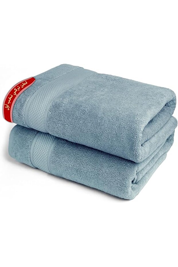 630 GSM, Double Stitched Edges, Premium Turkish Cotton Towels Set, Extra Large Bath Towels, - 1
