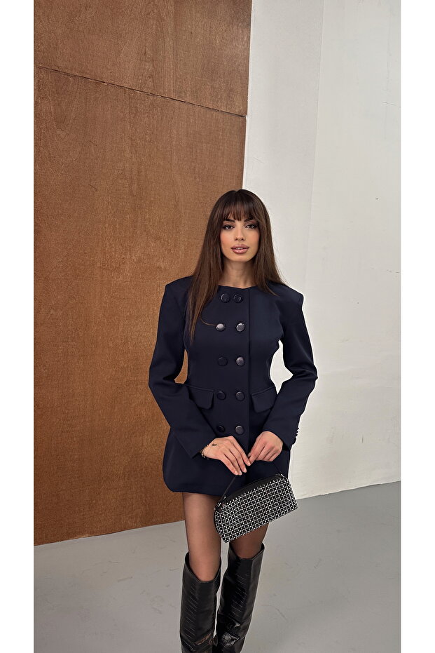 REMODA Rochie tip jachetă - 3