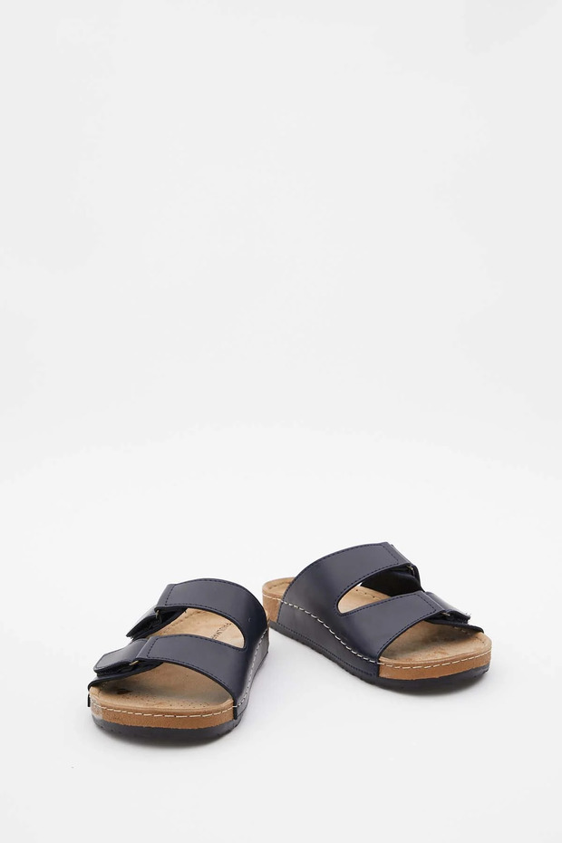 Men's Double Velcro Daily House Slippers – Adjustable Comfort and Stylish Design - 4