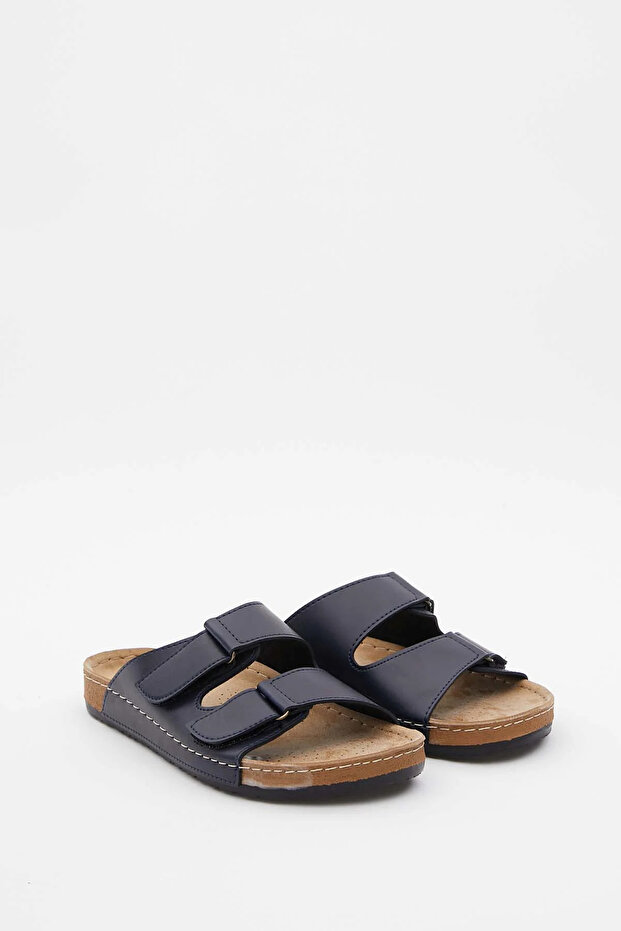 Men's Double Velcro Daily House Slippers – Adjustable Comfort and Stylish Design - 2