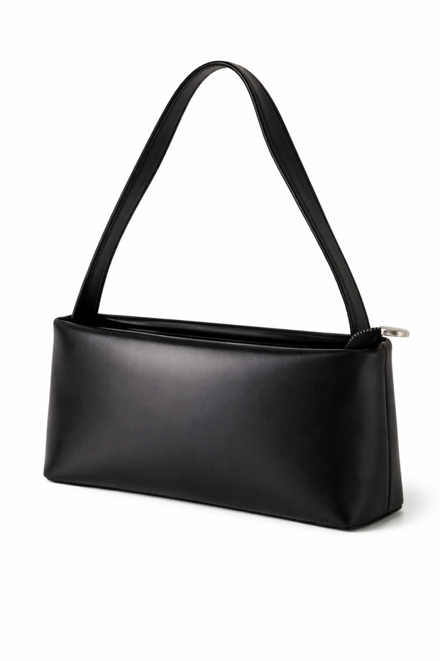 Basic Baget Siyah Omuz Çantası - 3