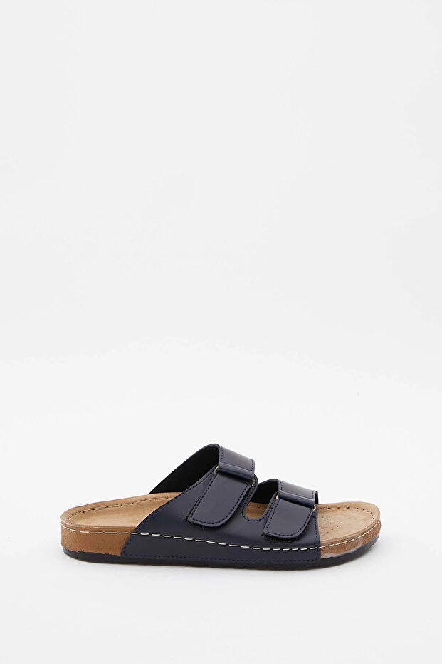 Men's Double Velcro Daily House Slippers – Adjustable Comfort and Stylish Design - 1