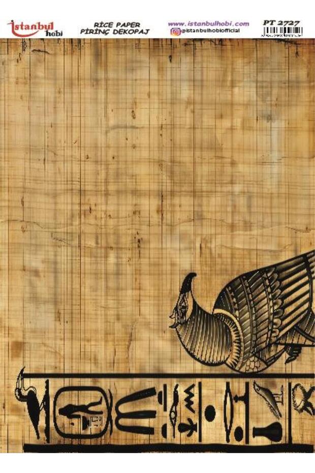 Brass Decopage Paper 30X42Cm Pt-2727 Ancient Egypt