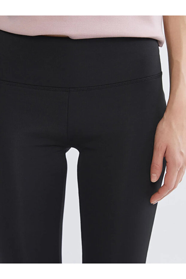 Black Flared t Shaping / Sculpting Women's Leggings Pants - 3