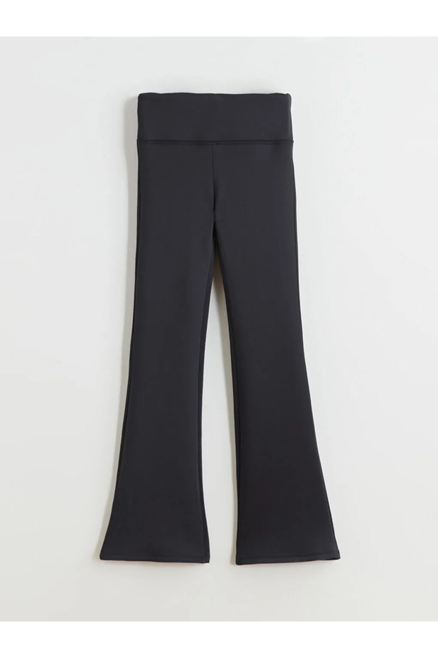 Black Flared t Shaping / Sculpting Women's Leggings Pants - 2