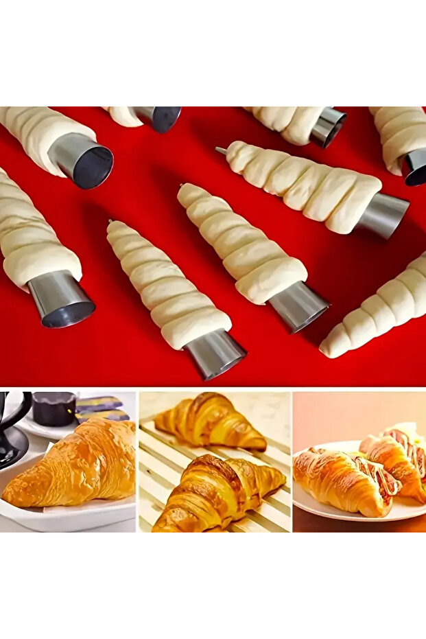 6'lı Korne Kalıbı Paslanmaz Çelik - 4