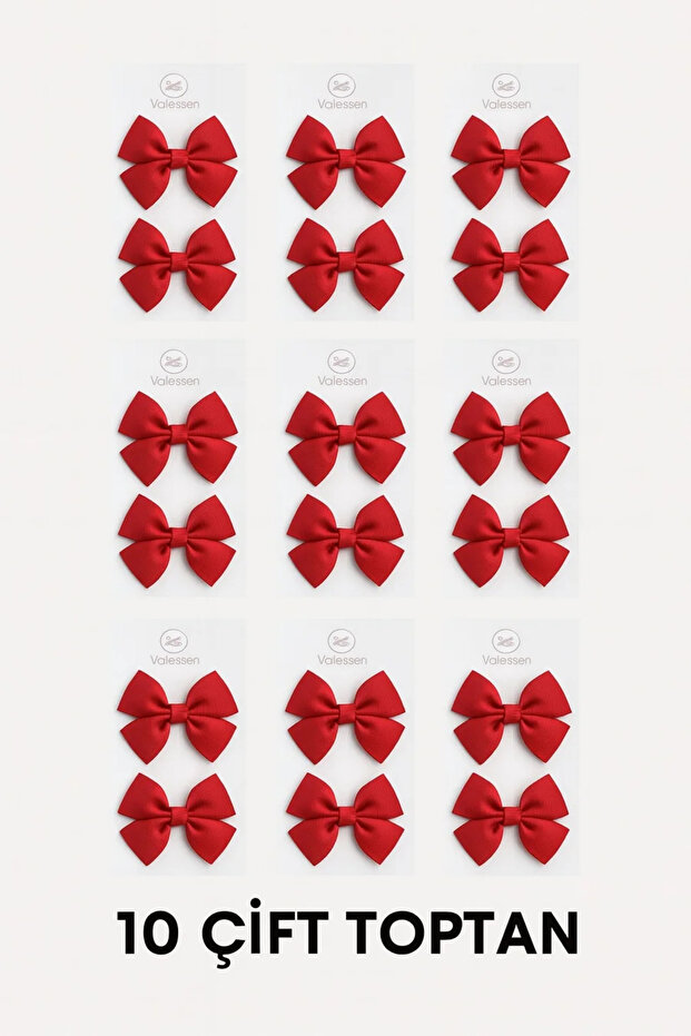 October 29 – April 23 Event Badge | Red Ribbon Bow | 10 Pairs Wholesale | School Feast