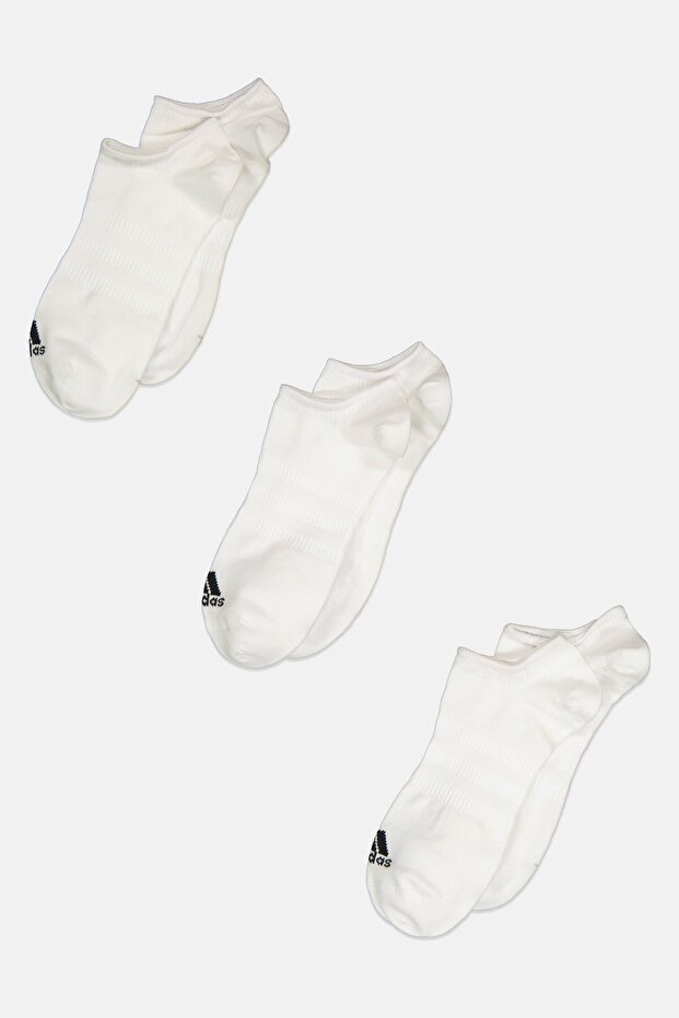 C Spw Low 3P Unisex White Casual Style Socks Ht3434 - 1