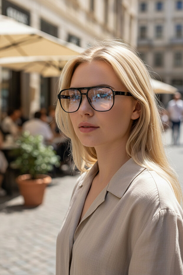 Blue Light Protective Optical Compatible Glasses Replaceable Eyeglass Lenses Replaceable - 1